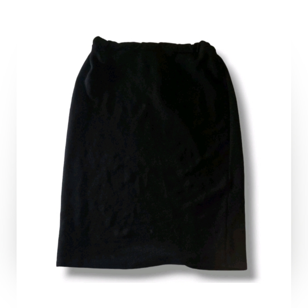 Blush Elegant Black Pencil Skirt